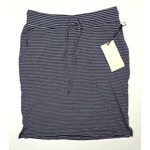 Elaine Rose Women's Blue White Pull-On Striped Nautical Mini Skirt Size‎ XS NWT